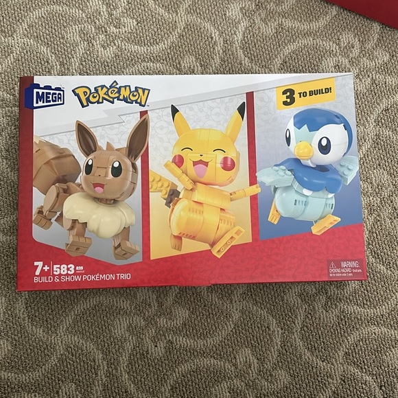 MEGA Pokémon Building Kit,with 3 Action Figures(583 Pieces)new in box - Picture 7 of 7